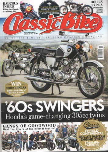 Classic Bike November 2015, Honda 305