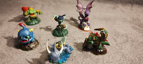 Skylanders figurer - 6 stycken - B9