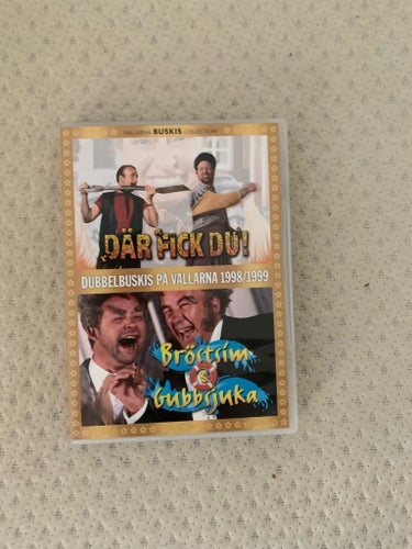 Där fick du! & Bröstsim & Gubbsjuka. Dubbelbuskis på Vallarna 1998/1999 DVD