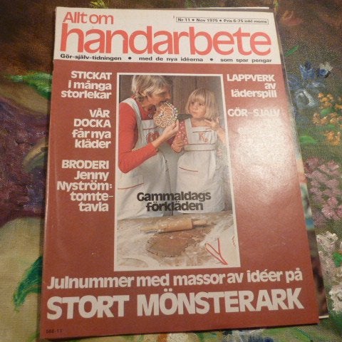 ALLT OM HANDARBETE, 1975 NR 11, TIDNING