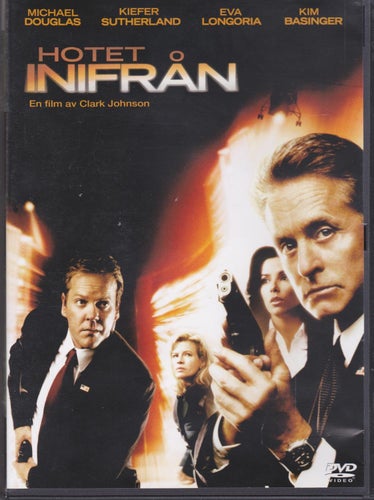 DVD / Hotet Inifrån / M Douglas, K Sutherland, Longoria, Basinger / Nära nyskick