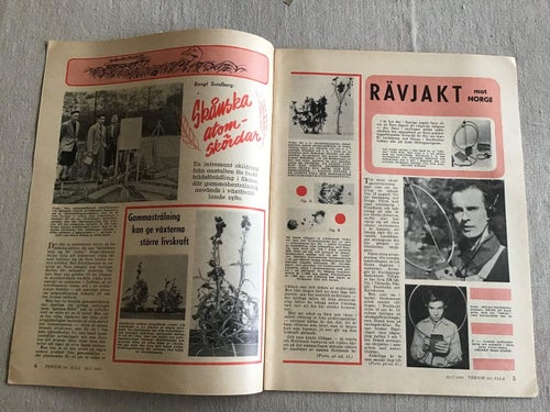 TEKNIK FÖR ALLA NR 15 1956 SKÅNSKA ATOMSKÖRDAR,BÅT,TRAIL,LLOYD 400