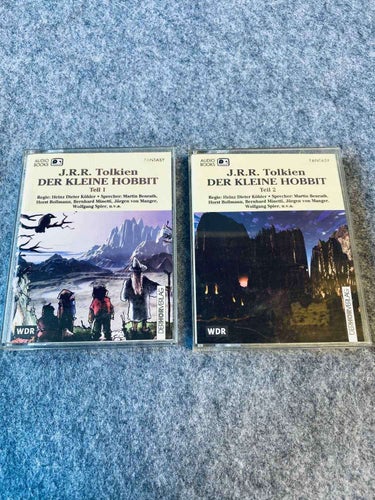 J.R.R. Tolkien - Der kleine Hobbit - Kassettband - Hörbuch / Ljudbok 1980
