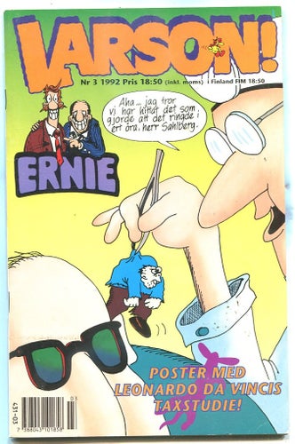 Larson 1992 nr 3 Ernie, Grimmy, Opus, Foxtrot, Bizarro, Baxt