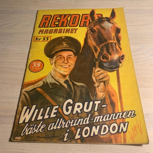 Tidningen Rekord Rekordmagasinet 1948 nr 33 - (baksidan saknas)