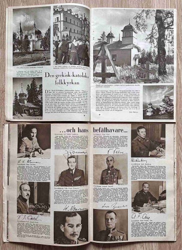 Finland Under Korsfanan & Finland Landet Som Kämpade, 1940, 1942, 2 st.