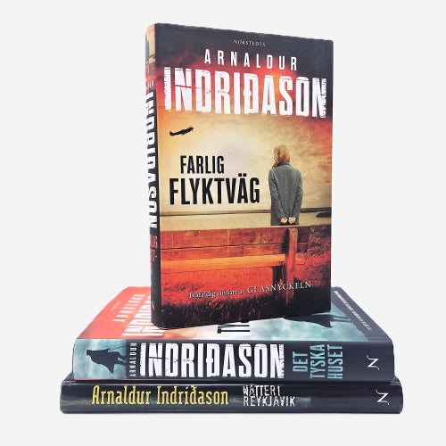 Arnaldur Indridason - bokpaket med 3 böcker