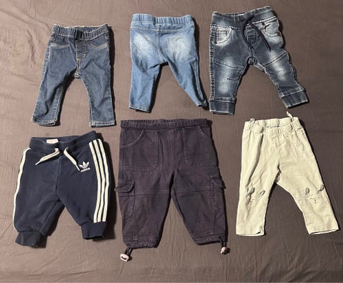 Klädpaket baby, storlek 68 – 11 plagg