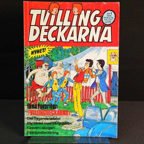 Tvillingdeckarna - 1979 - NR 1 - Mysteriet med det flygande tefatet