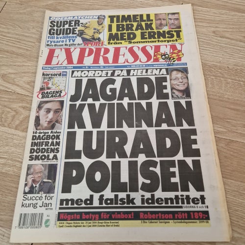 Expressen Tidning 2004