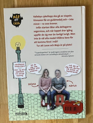 LasseMajas Detektivbyrå Cykelmysteriet av Martin Widmark och Helena Willis, 2020