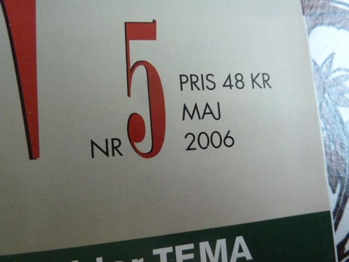SVENSK JAKT, 2006 NR 5, GRÄVLINGJAKT, TIDNING