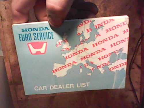 Honda Civic, 1988, dealer list, Accord, Prelude, Shuttle mm