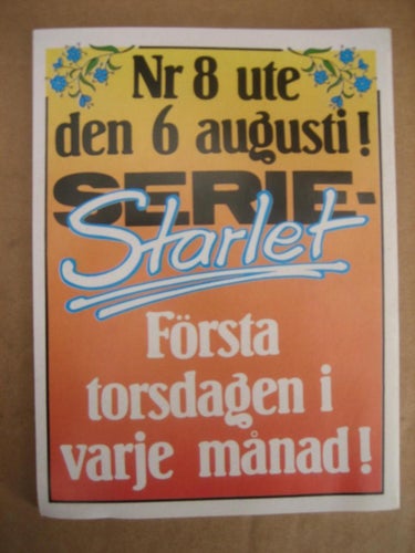 Serie-Starlet Nr:7-1987
