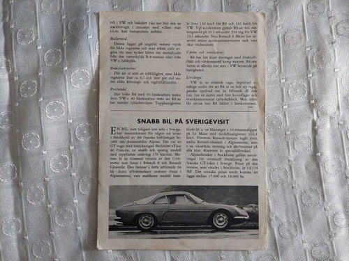 Renault R8 mot Volkswagen 1200 1965