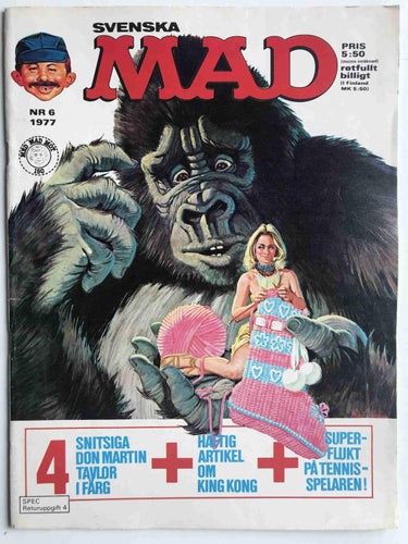 MAD - 1977:6 VG-FN med Don Martin-tavlor
