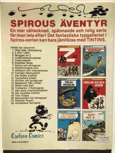 Spirou - 22. Amulettens hemlighet. Oläst
