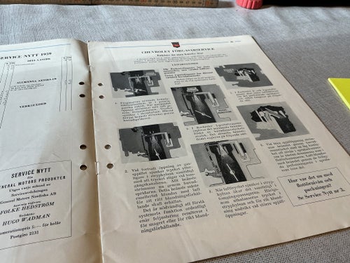 Service Nytt General Motors bilbok 1959 c59