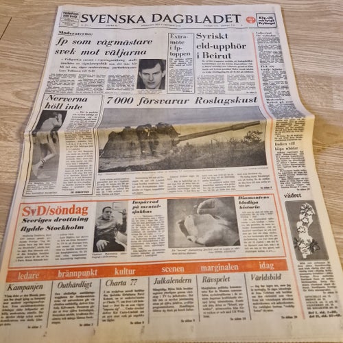 Svenska Dagbladet Söndagen den 8 oktober 1978