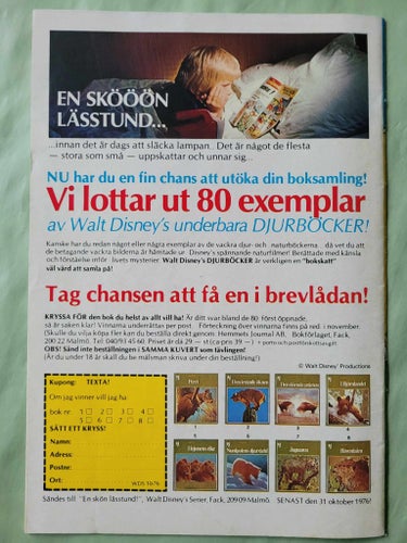 Walt Disneys serier nr 10 från 1976 - Kalle Anka och sjöodjuret