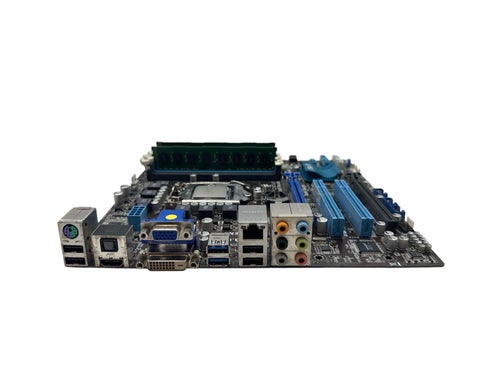 Moderkort ASUS P8H67-M PRO med Processor och RAM minne