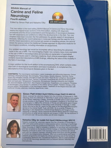 BSAVA Manual of Canine and Feline Neurology, Simon Platt och Natasha Olby,