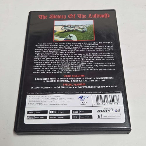 The history of the Luftwaffe, a Phoenix Rising DVD