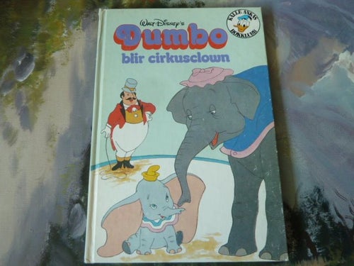 DUMBO BLIR CIRKUSCLOWN, BOK, 1978, WALT DISNEY´S