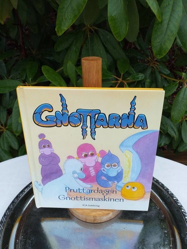 Gnottarna Pruttardagen och Gnottismaskinen barnbok utgiven 2003