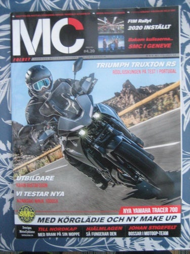MC Folket Nr:4-2020(Triumph Truxton RS, Yamaha Tracer 700)