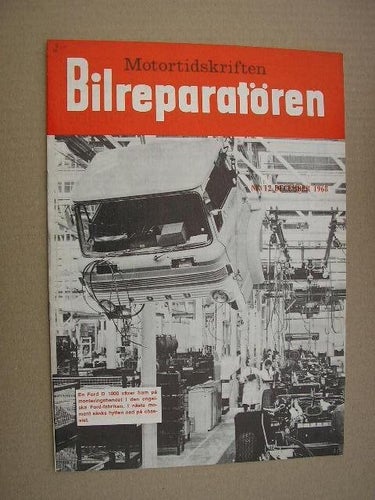 Motortidskriften Bilreparatören 1968 Nr. 12