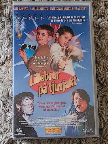 LILLEBROR PÅ TJUVJAKT. Svenskt Tal (VHS)