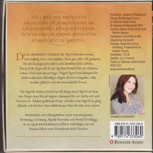 CD-ljudbok / Johanne Hildebrandt / Estrid / Sagan Om Valhalla 5 / Nära nyskick