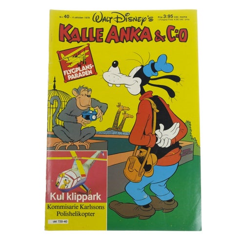 Kalle Anka & C:O - 1978 - NR 40 - Kommissarie Karlssons Polishelikopter