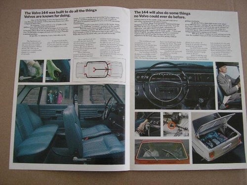 VOLVO Försäljningsbroschyr 144 1967
