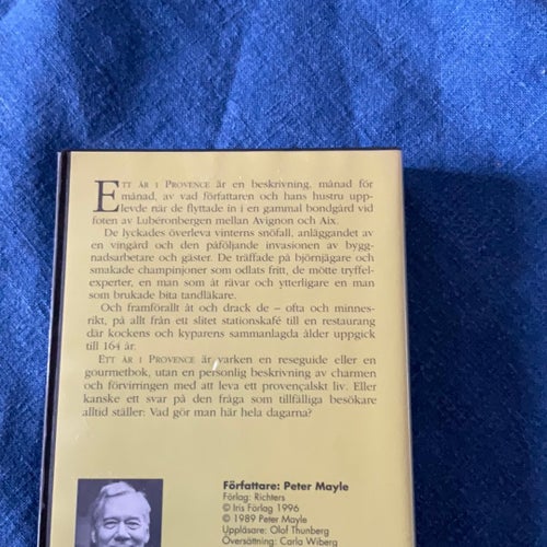 Ett År i Provence av Peter Mayle, 1996 kassett