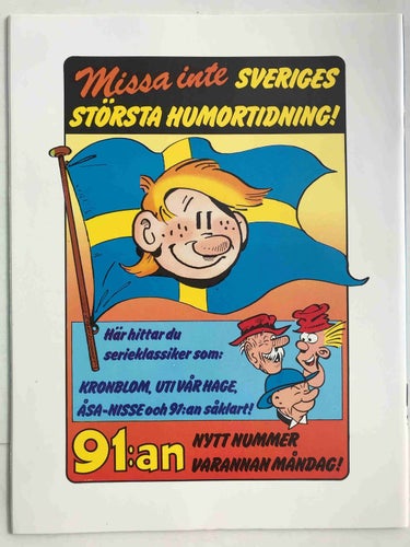 91:an Karlsson Julalbum 1990: Oläst!