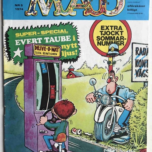 MAD - 1974:5 VG med nostalgitidning