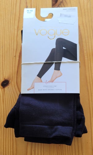 Vogue svart leggings, storlek 36-40