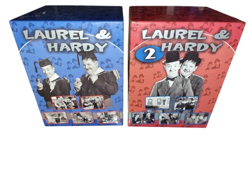 Helan & Halvan Stor Box 1 + 2 (20 DVD) - NYSKICK! Engelskt tal