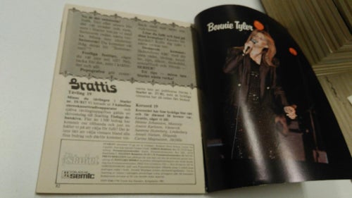 Starlet 1981 nr 32 Idolbilder Bonnie Tyler, Janne Önnerud. Very Good plus