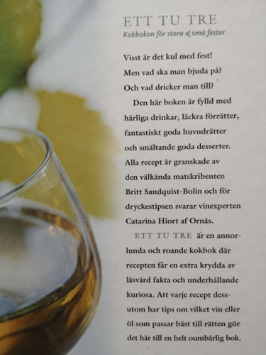 ETT TU TRE - KOKBOKEN FÖR STORA & SMÅ FESTER, EAGLE MFL, 2000