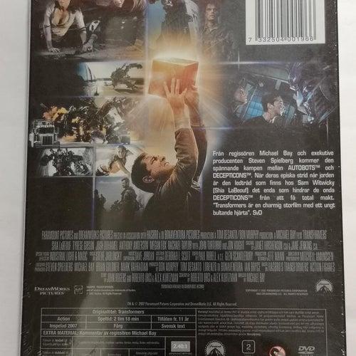 DVD Transformers Shia LaBeouf Megan Fox INPLASTAD