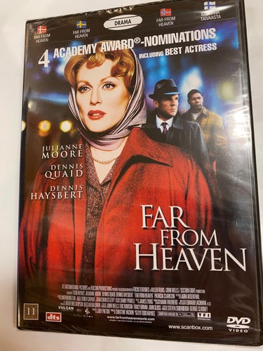 DVD Far From Heaven Julianne Moore Dennis Quaid INPLASTAD