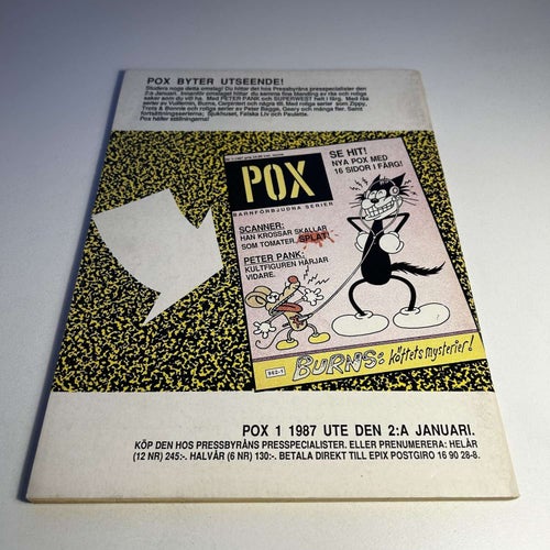 Pox nr 12 1986, toppex! NM-
