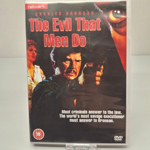 The Evil that men do - Charles Bronson - Region 2, DVD, Ingen text, Fint skick