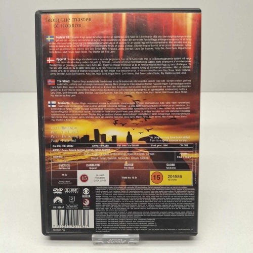 The Stand - Stephen King - Region 2, DVD-Film, Svensk text, Fint skick