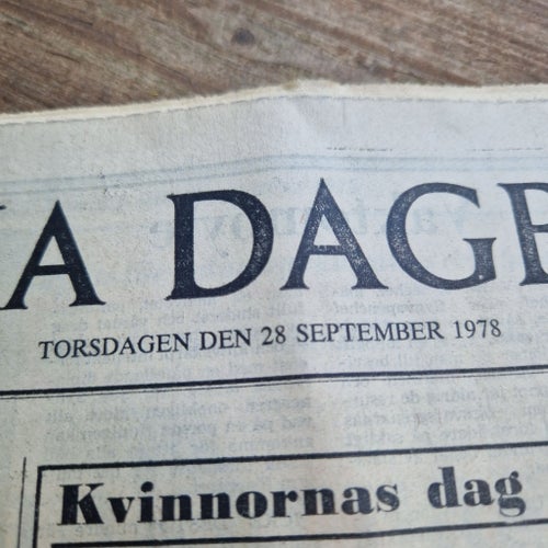Svenska Dagbladet från 1978