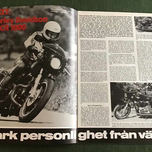 ALLT OM MC NR 9 1977 VM CROSS I UDDEVALLA,HD XLCR 1000,BIG SMALLAND RACE DRAGRAC