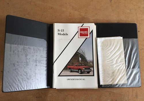 1990 GMC S-15 Models Owner's Manual